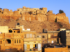 05 Jaisalmeer, die Wüstenstadt - das Fort mit der riesen Mauer rum, war enorm beeindruckend