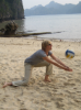 05. auf der Cast-Away-Beach wurde zum Aufwärmen dann noch ein Beach-Volley-Mätschen gespielt